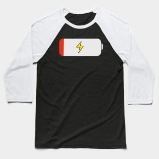 Low Battery Baseball T-Shirt